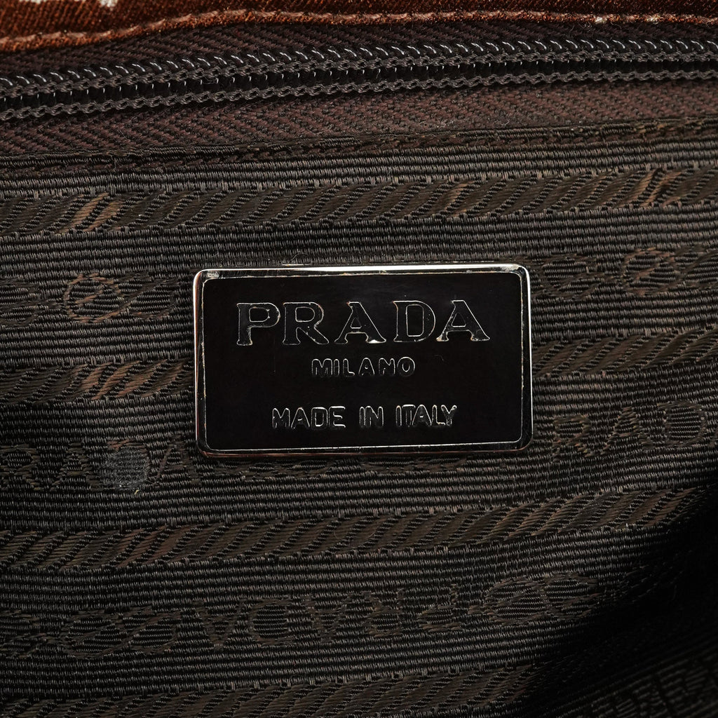 1996 Brown Tessuto Swing Shoulder Bag