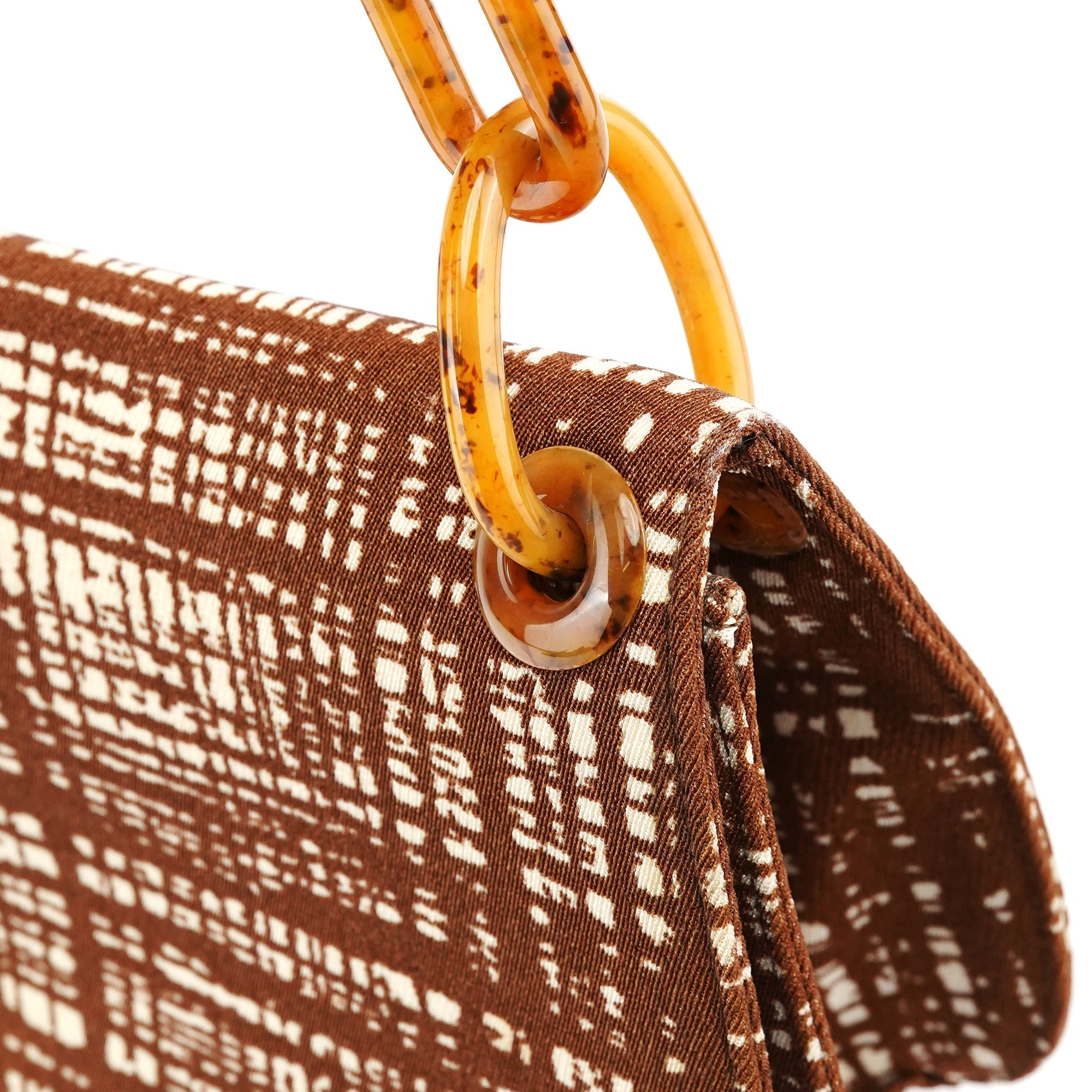 1996 Brown Tessuto Swing Shoulder Bag