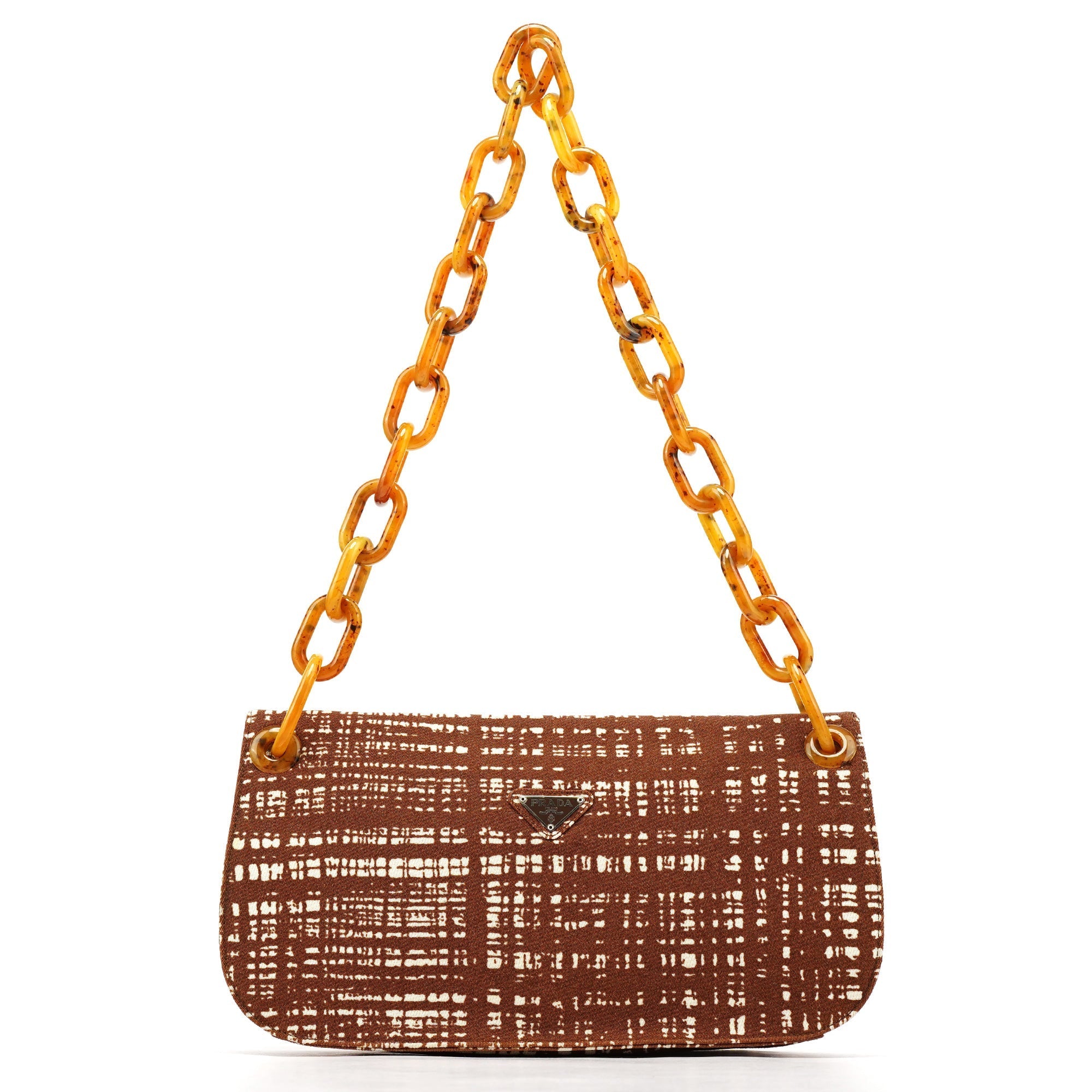 1996 Brown Tessuto Swing Shoulder Bag