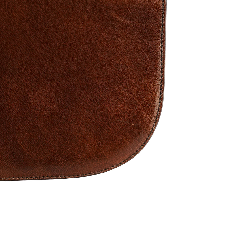 1996 Light Brown Madras Swing Handbag