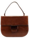1996 Light Brown Madras Swing Handbag