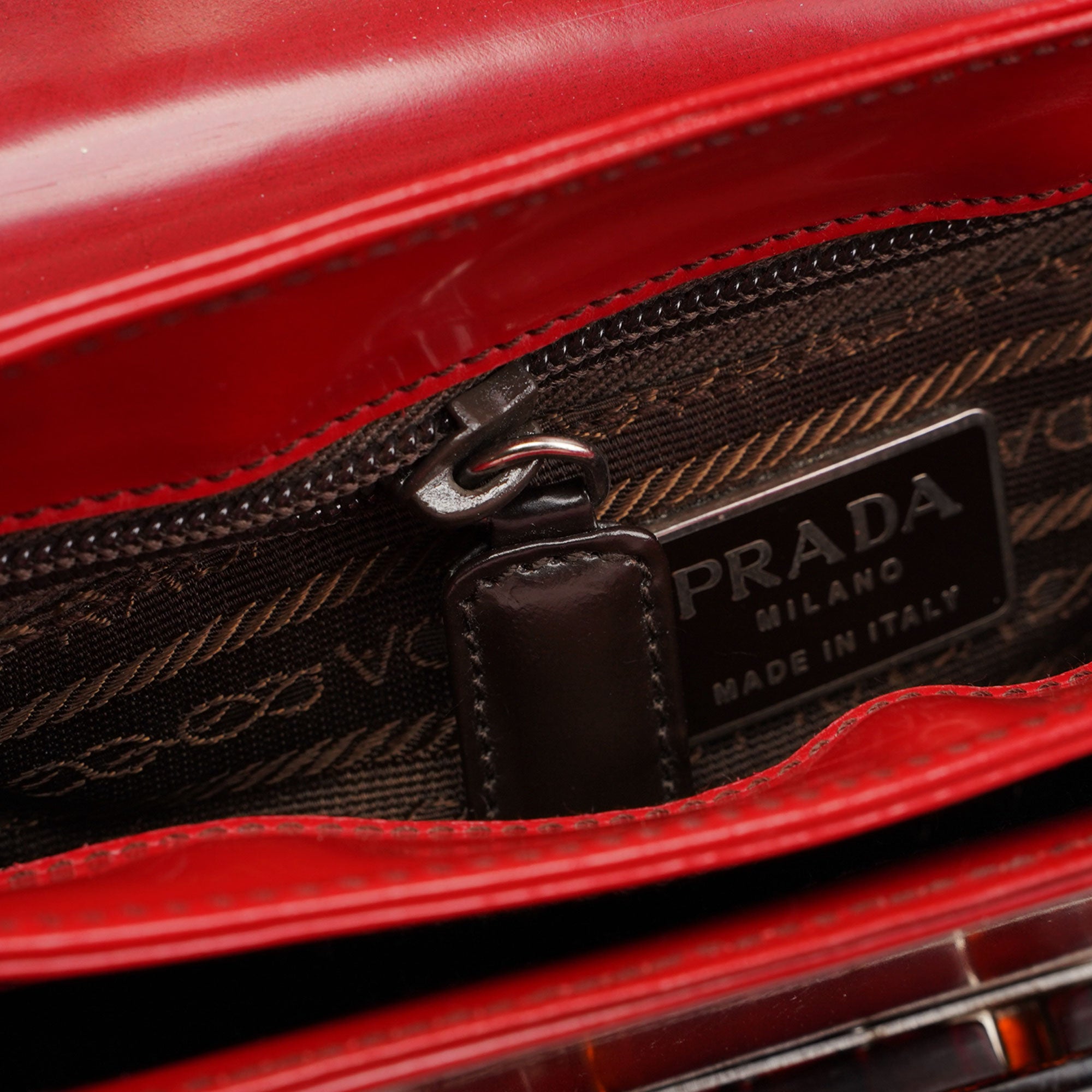 1997 Burgundy Spazzolato Gradient Bag