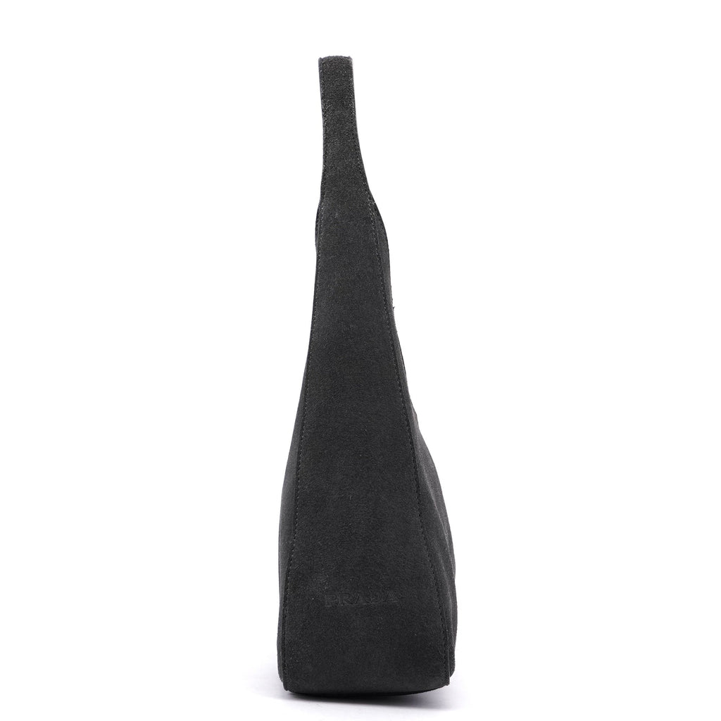 1998 Anthracite Suede Asimetric Bag