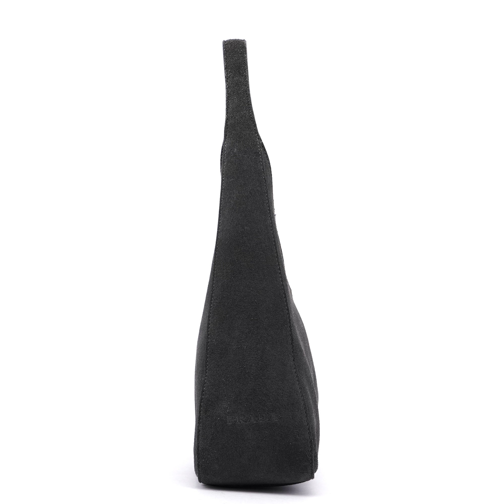 1998 Anthracite Suede Asimetric Bag