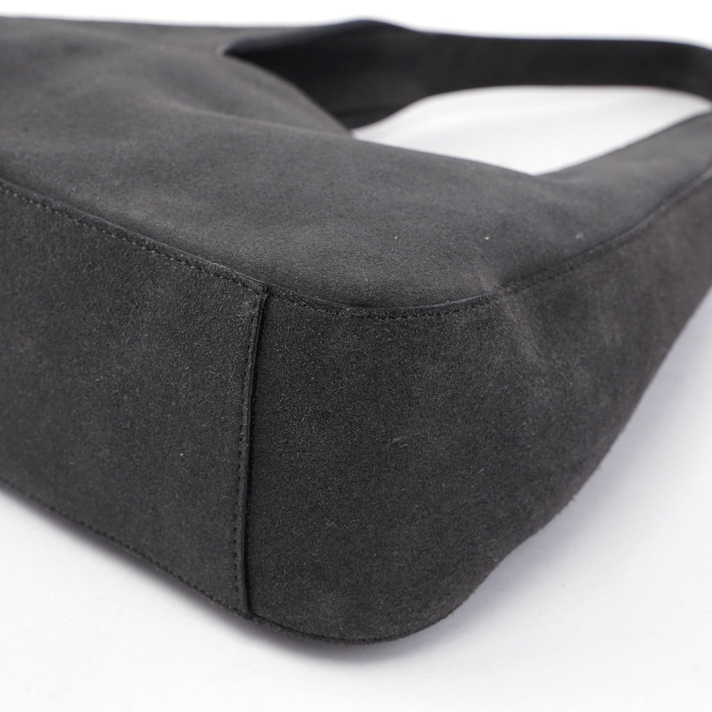 1998 Anthracite Suede Asimetric Bag