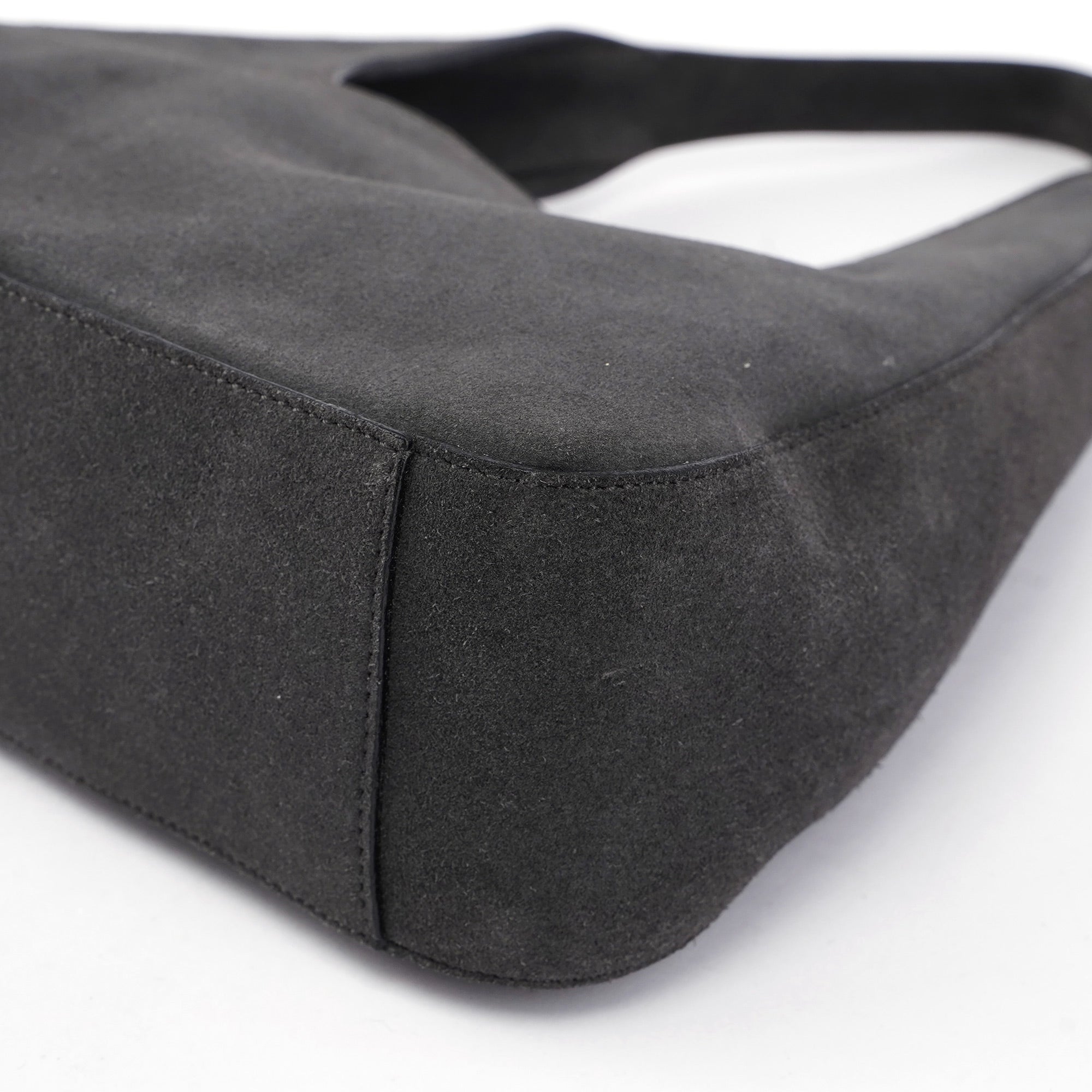 1998 Anthracite Suede Asimetric Bag