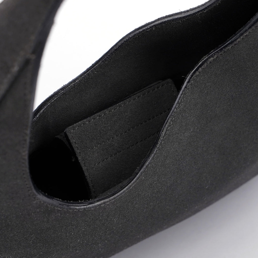 1998 Anthracite Suede Asimetric Bag