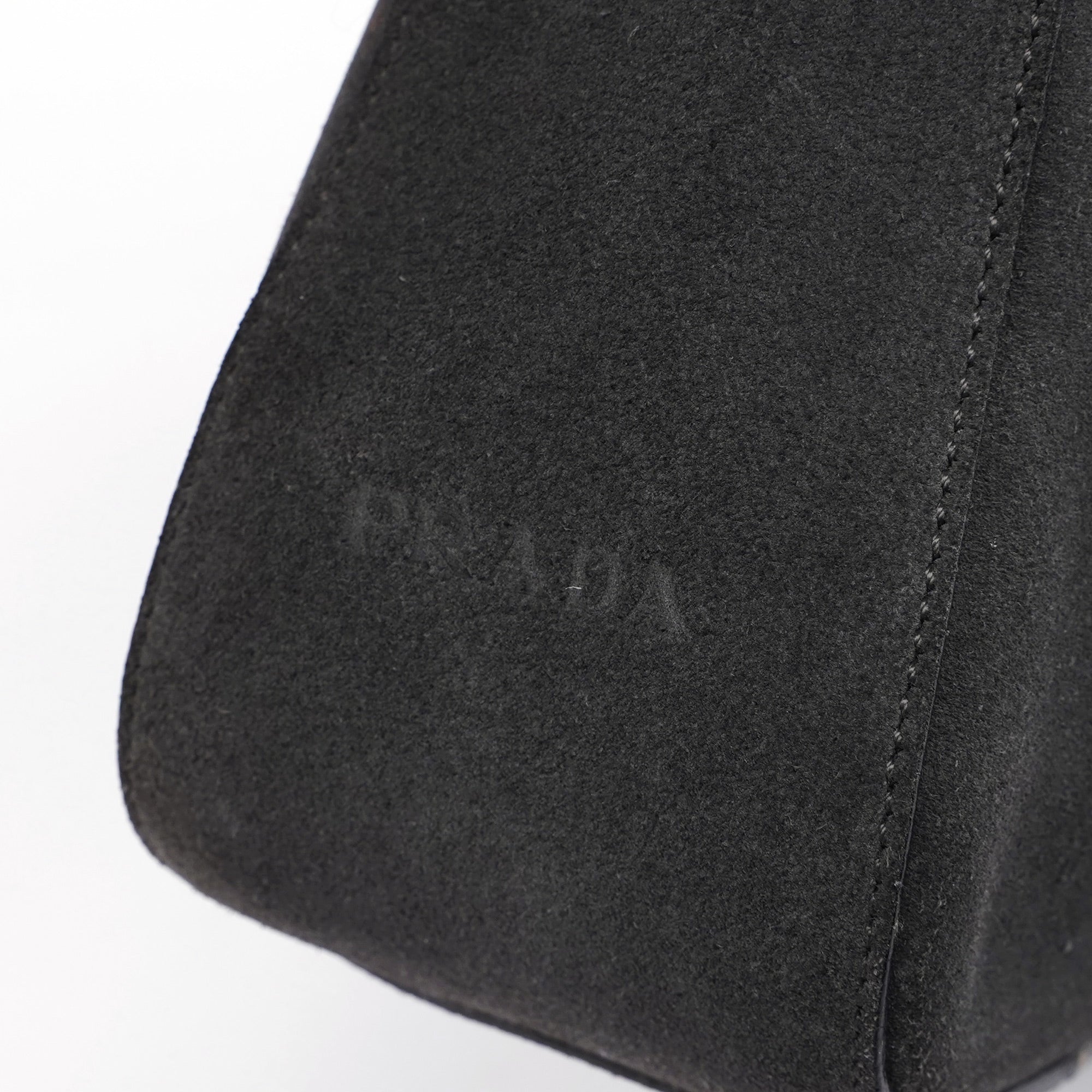 1998 Anthracite Suede Asimetric Bag