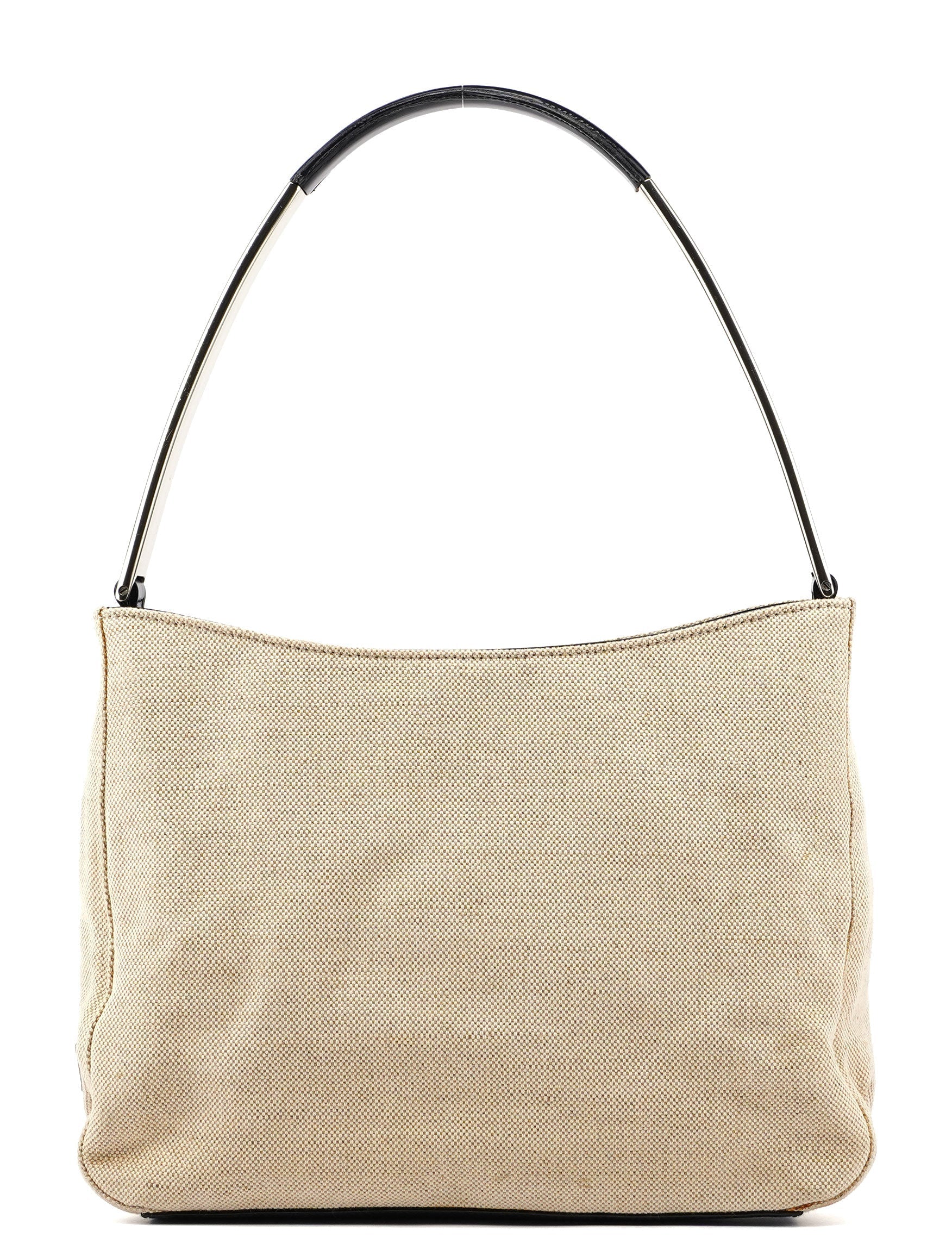 1998 Beige Canvas Metallo Bag