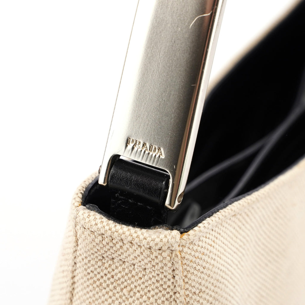 1998 Beige Canvas Metallo Bag