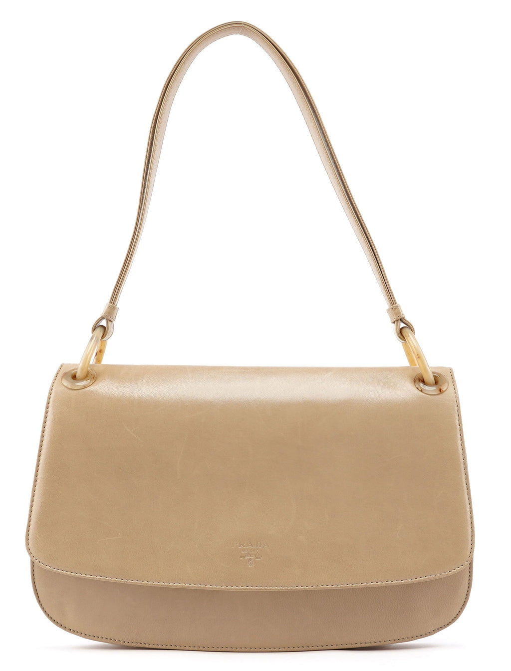 1998 Beige Madras Swing Shoulder Bag