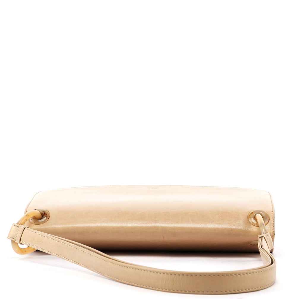 1998 Beige Madras Swing Shoulder Bag