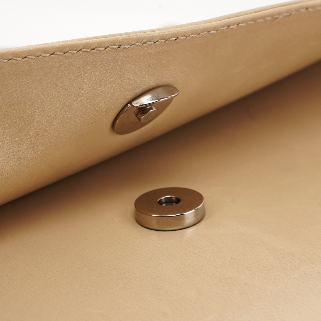 1998 Beige Madras Swing Shoulder Bag