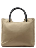 1998 Beige Satin Plastic Tote
