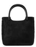 1998 Black Astrakhan Plastic Tote