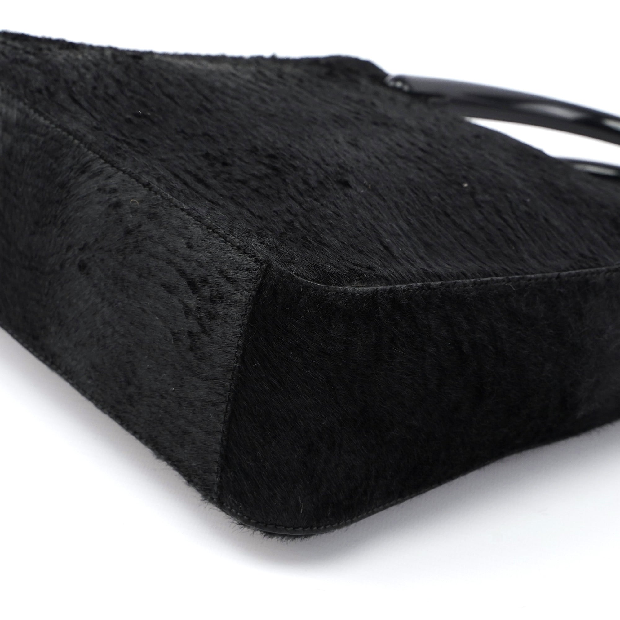 1998 Black Astrakhan Plastic Tote
