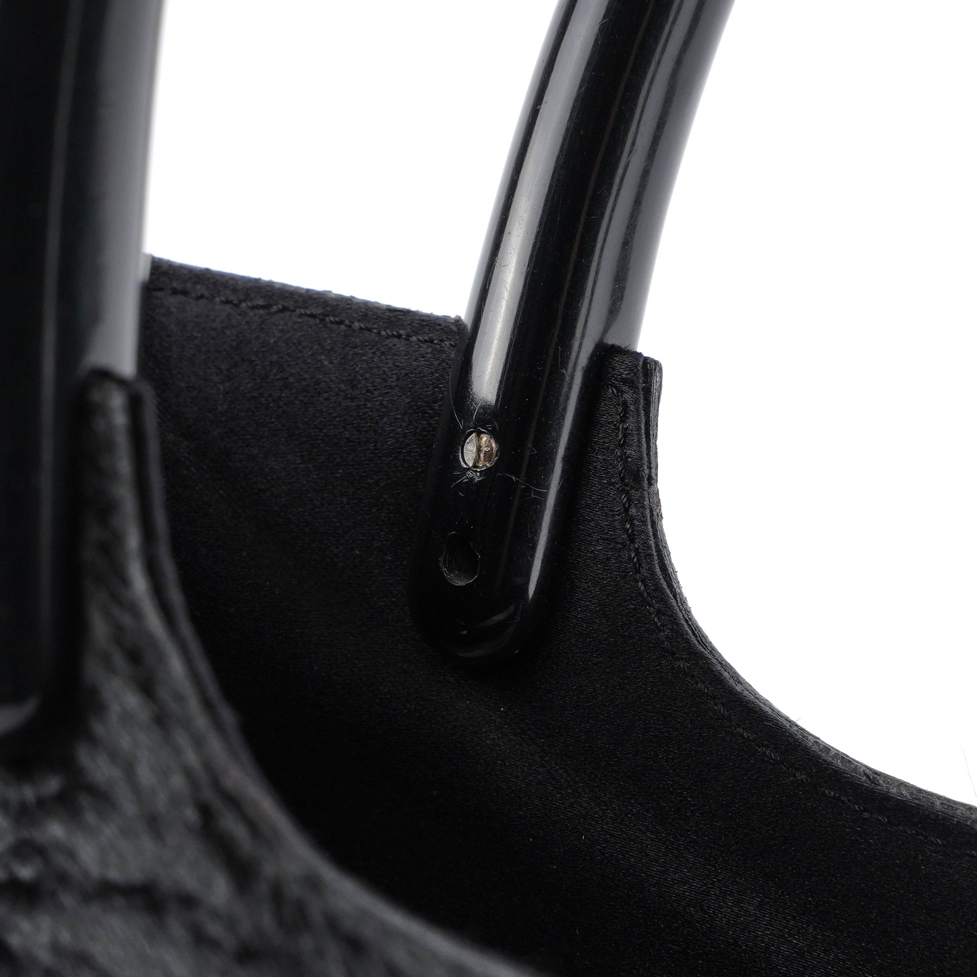 1998 Black Astrakhan Plastic Tote