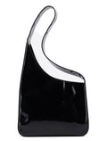1998 Black Patent Leather Asim Shoulder Bag
