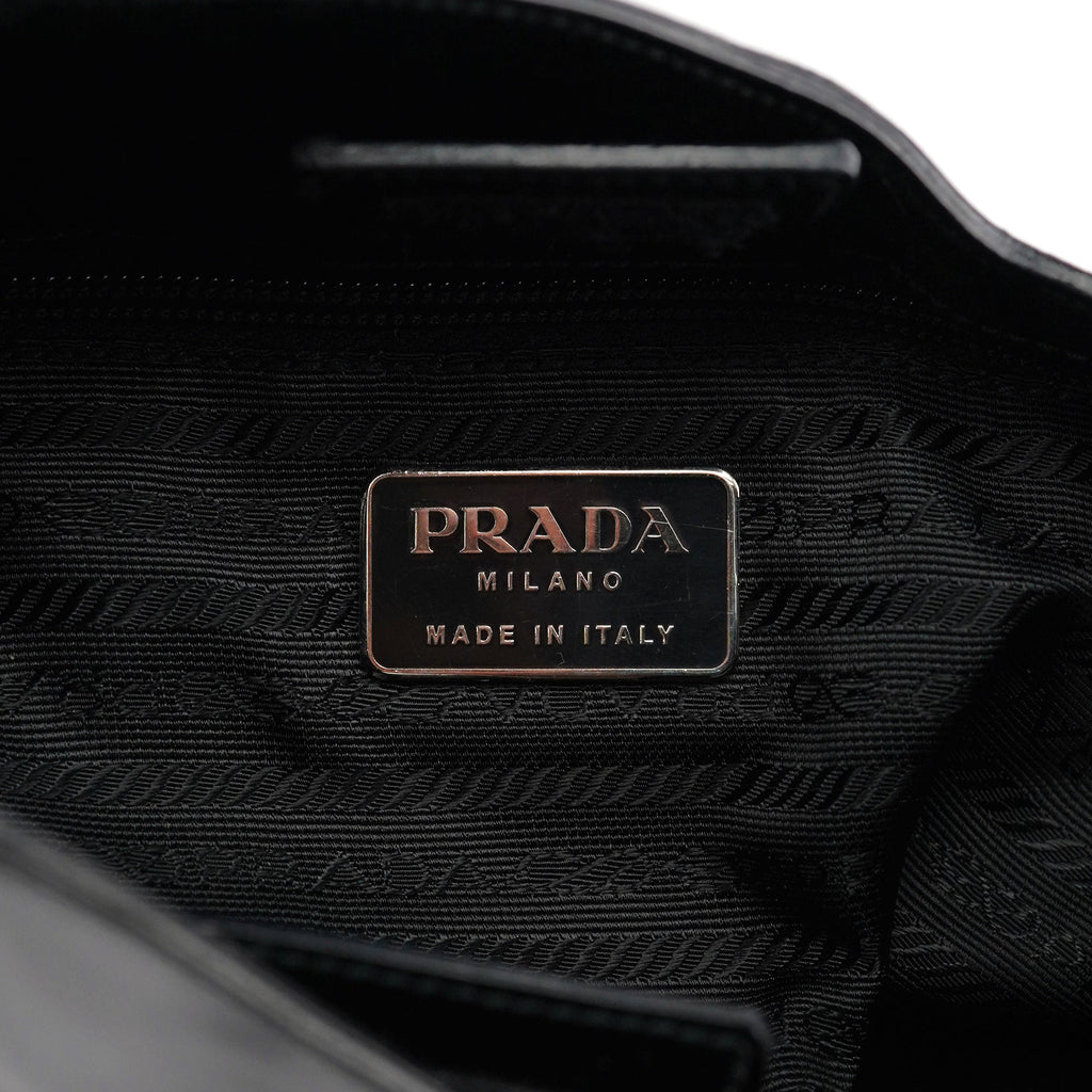 1998 Black Spazzolato Asim Shoulder Bag