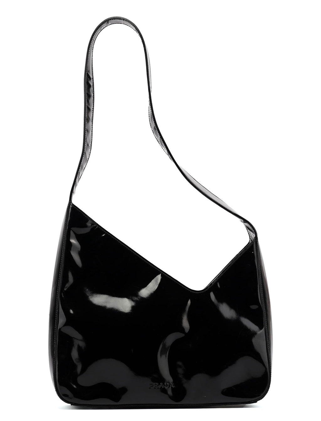 1998 Black Spazzolato Asim Shoulder Bag