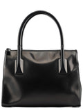 1998 Black Spazzolato Plastic Handle Tote Bag