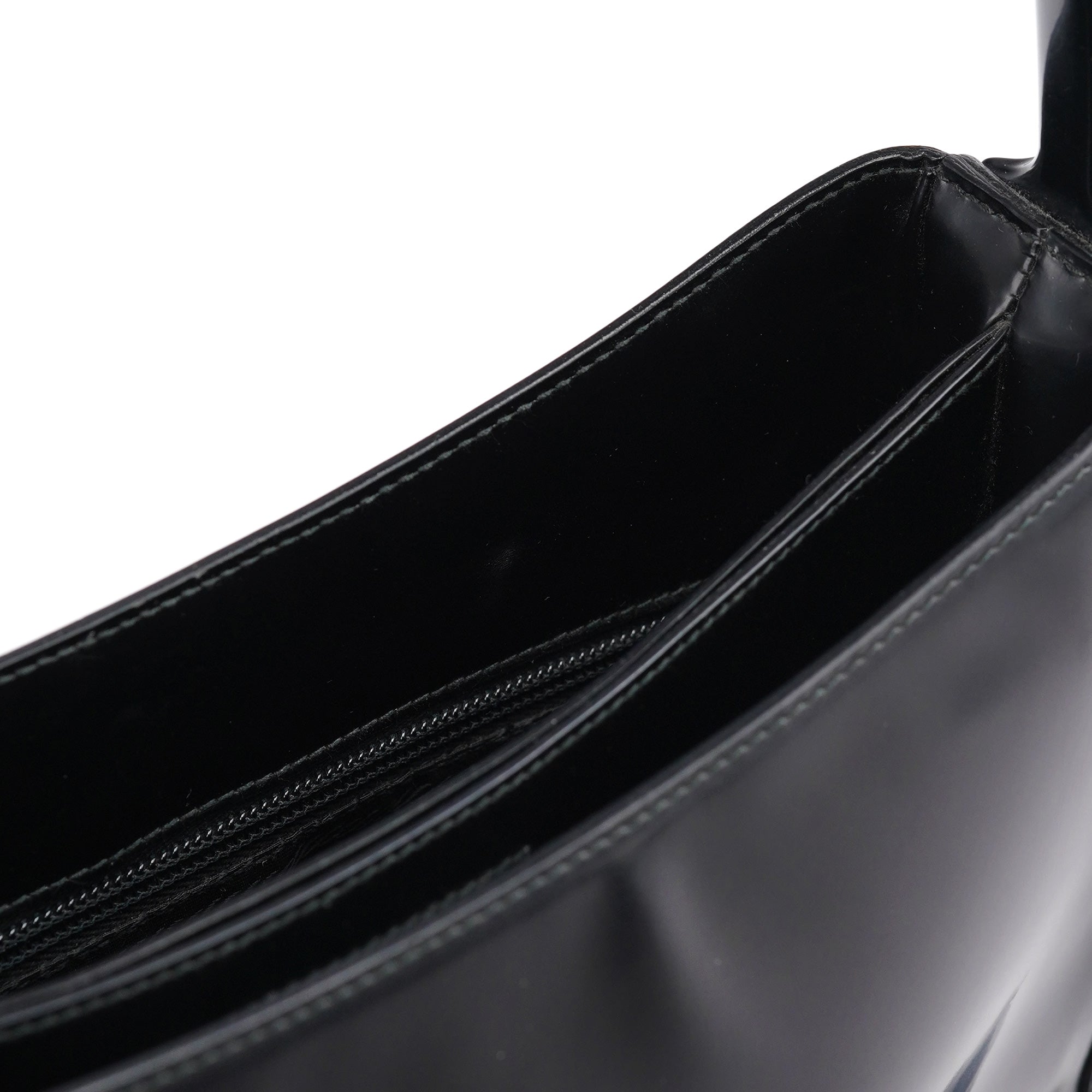 1998 Black Spazzolato Plastic Shoulder Bag