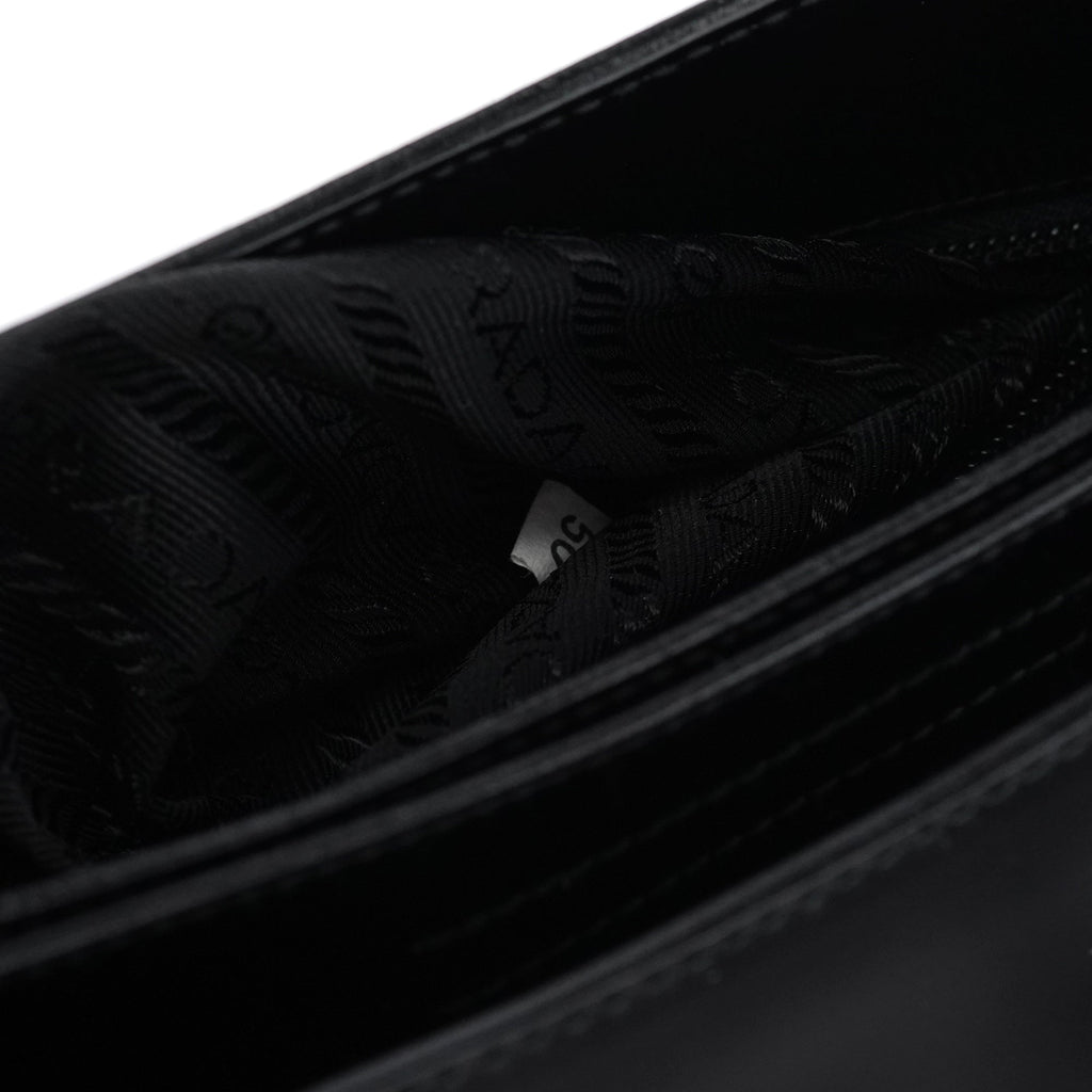 1998 Black Spazzolato Sport Hobo Shoulder Bag