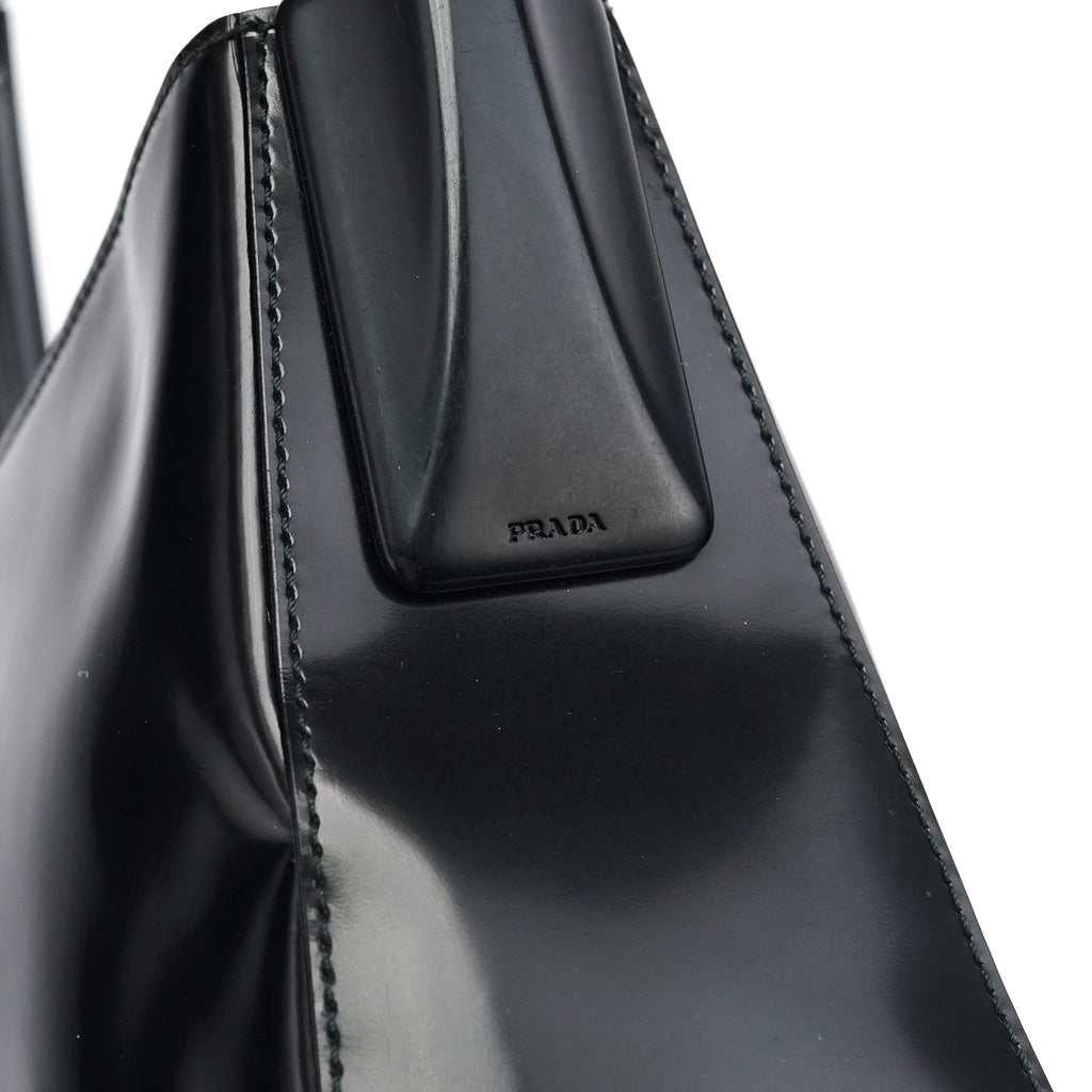 1998 Black Spazzolato Sport Hobo Shoulder Bag