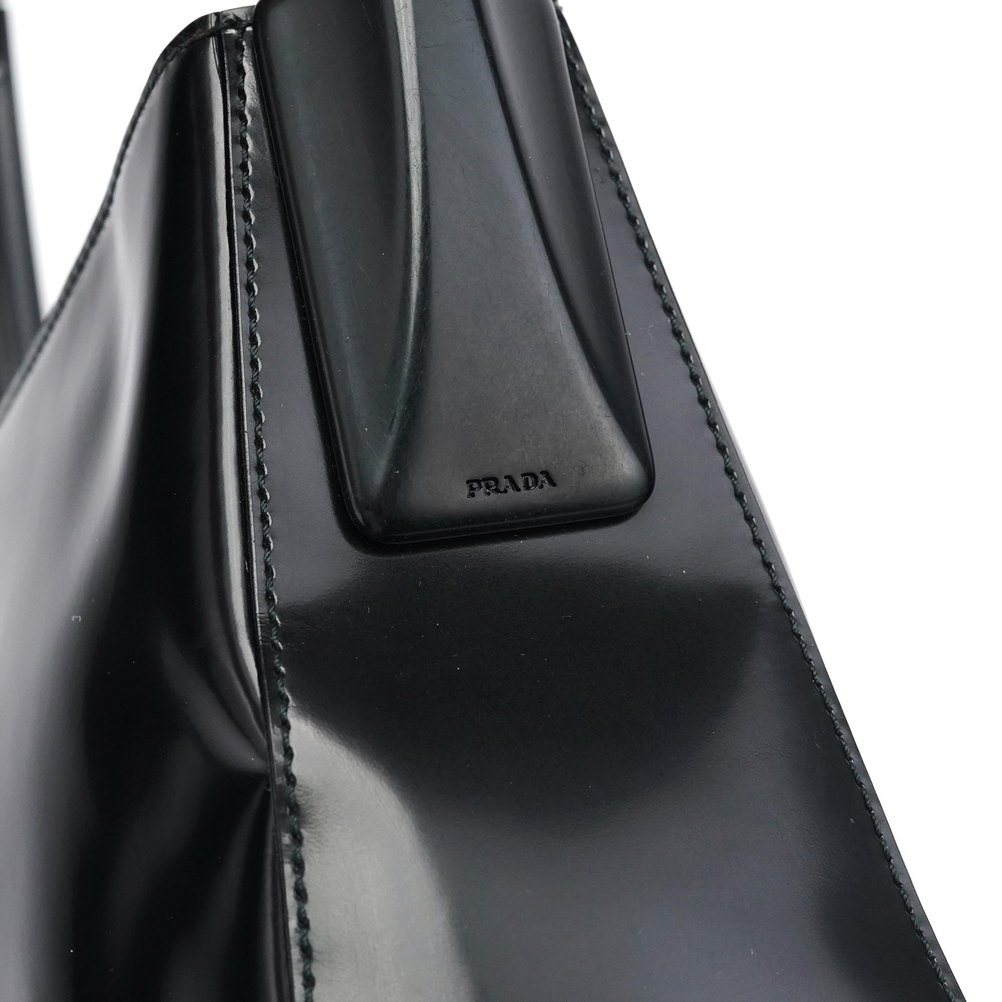 1998 Black Spazzolato Sport Hobo Shoulder Bag
