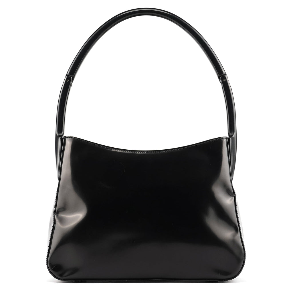 1998 Black Spazzolato Sport Hobo Shoulder Bag