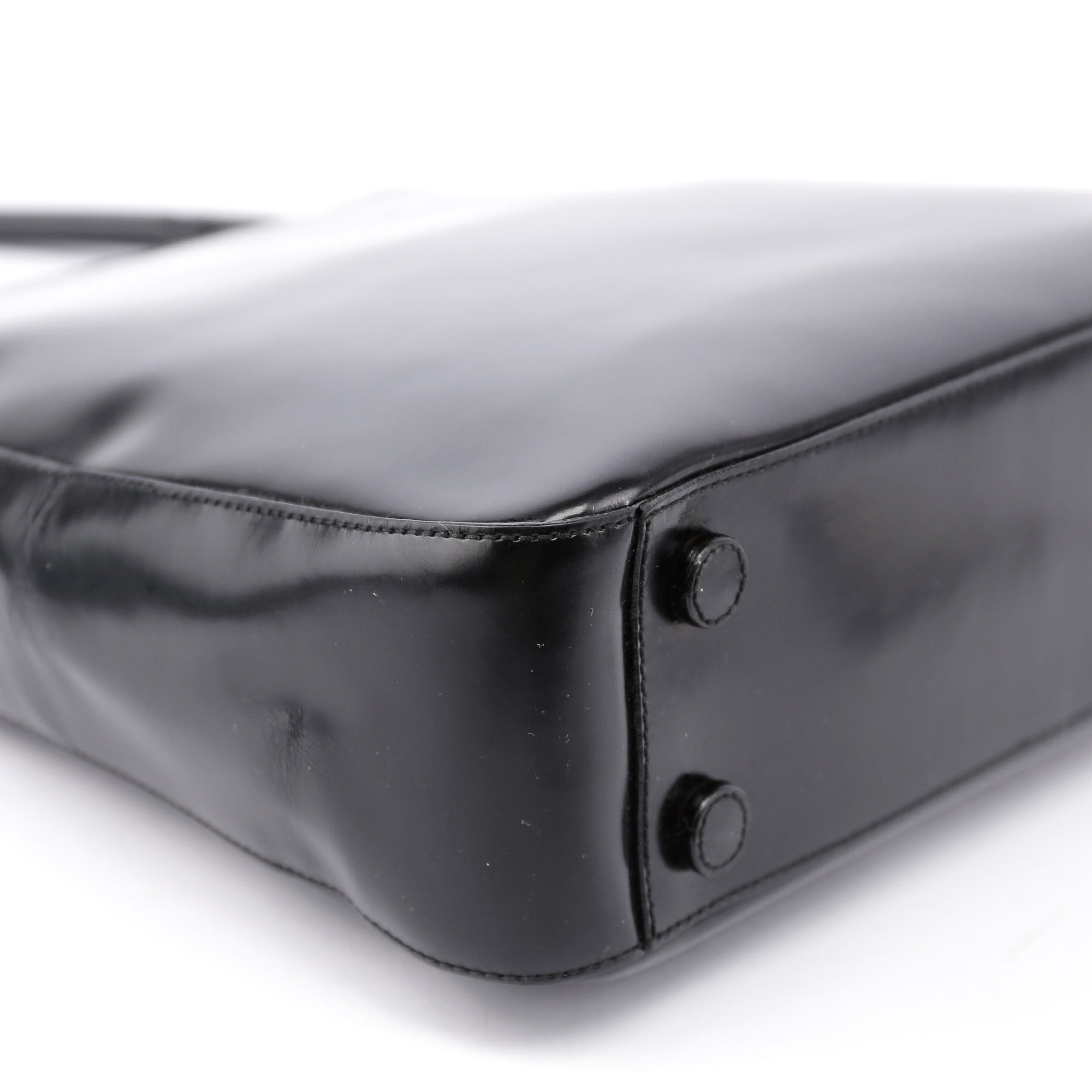 1998 Black Spazzolato Sport Shoulder Bag