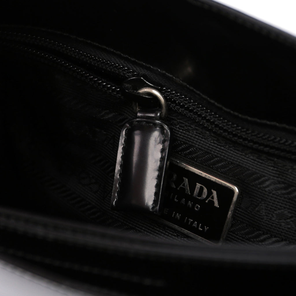 1998 Black Spazzolato Sport Shoulder Bag