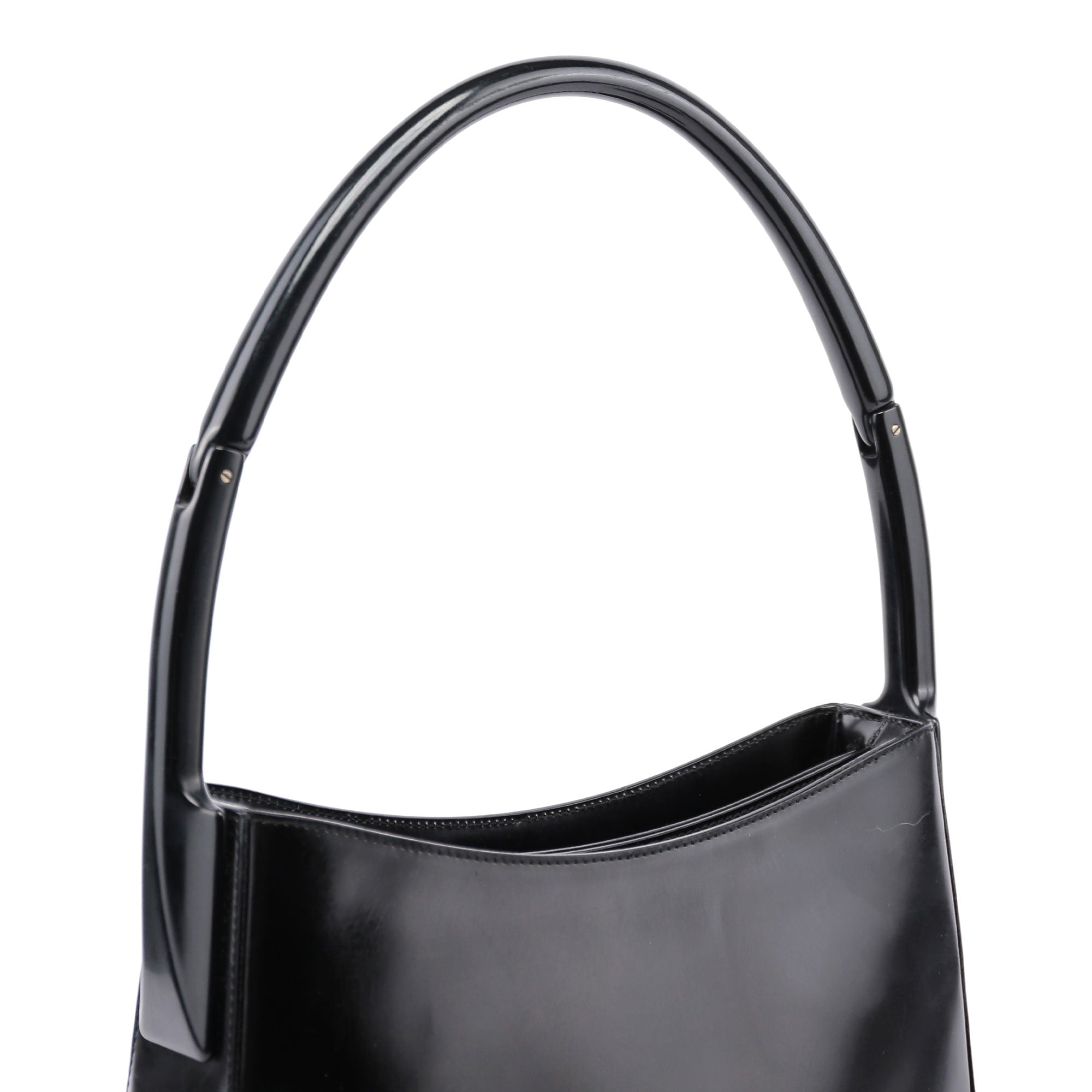 1998 Black Spazzolato Sport Shoulder Bag
