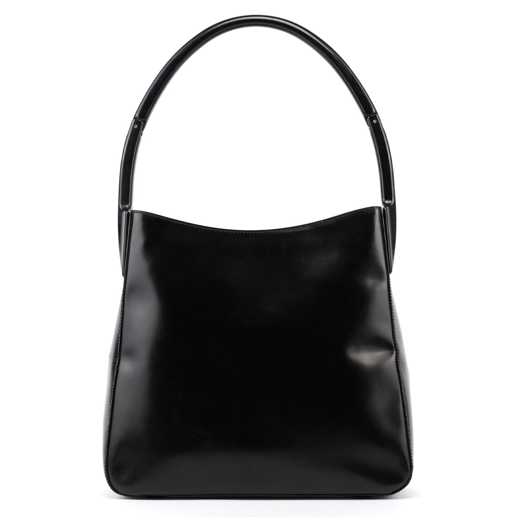 1998 Black Spazzolato Sport Shoulder Bag