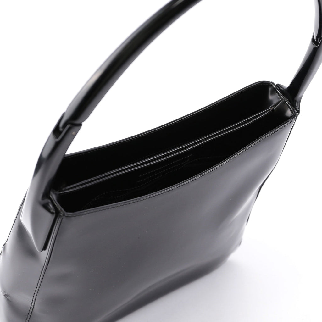 1998 Black Spazzolato Sport Shoulder Bag