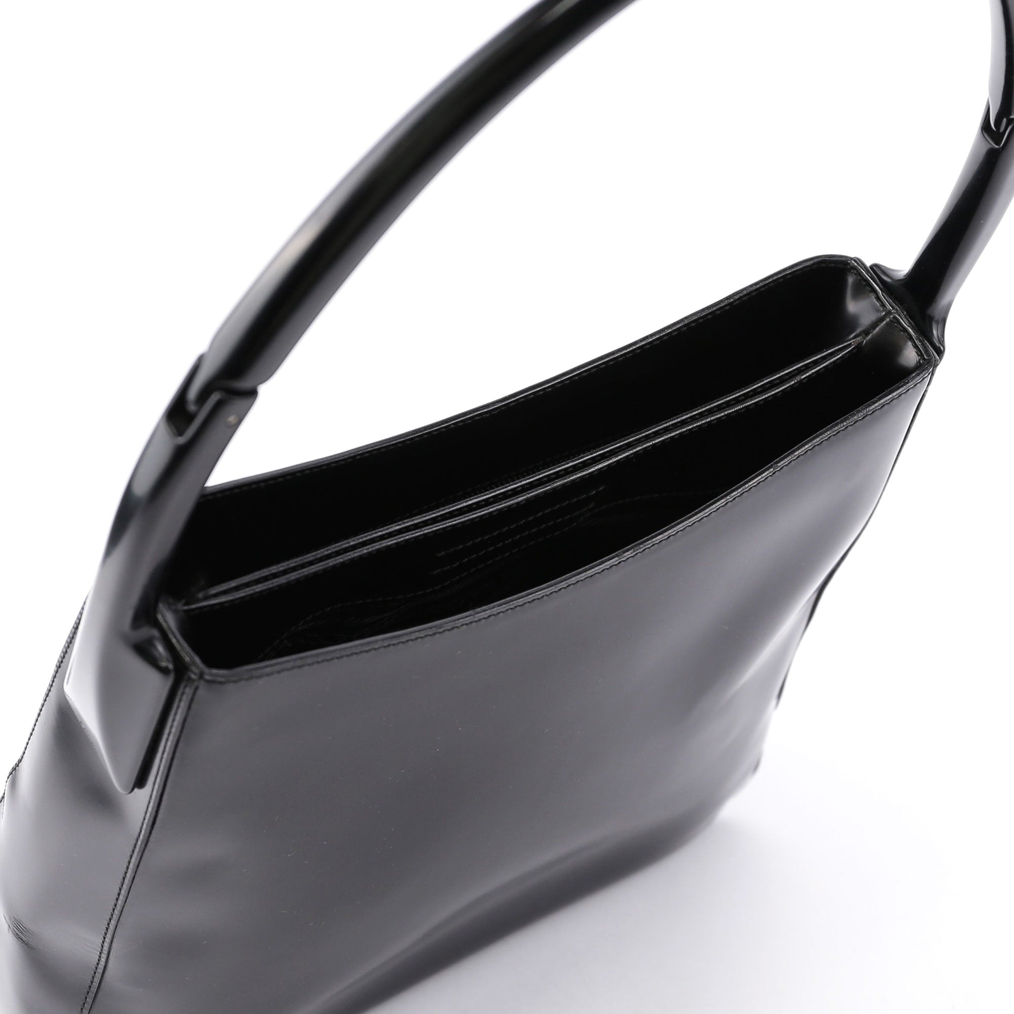 1998 Black Spazzolato Sport Shoulder Bag