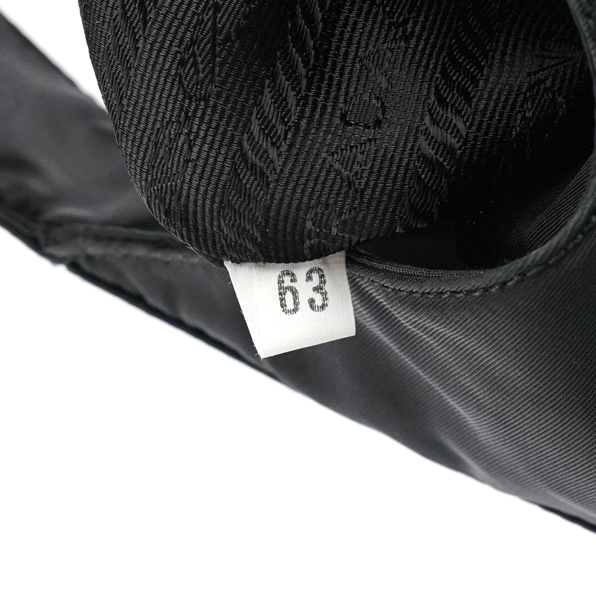 1998 Black Tessuto Asim Shoulder Bag