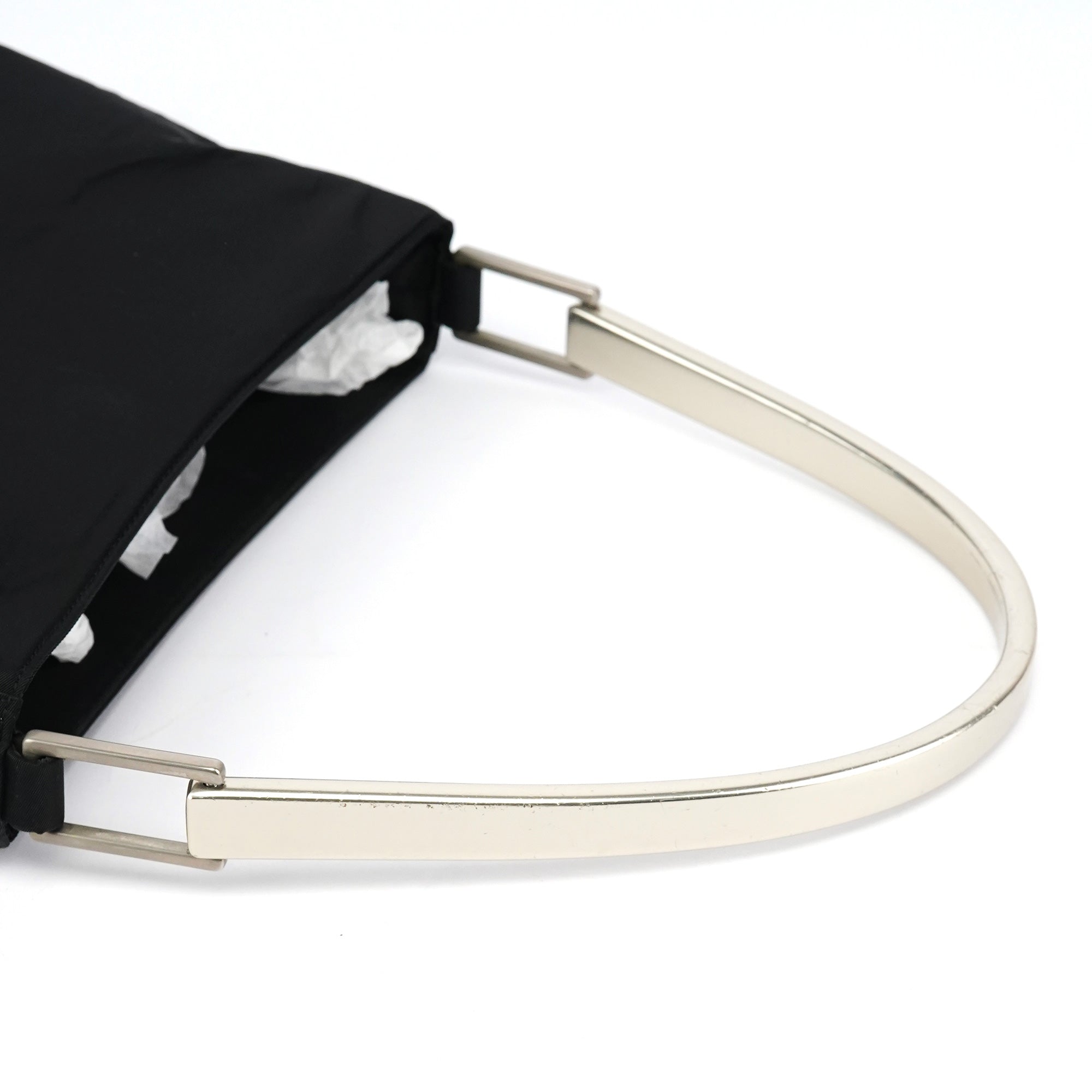 1998 Black Tessuto Metal Shoulder Bag