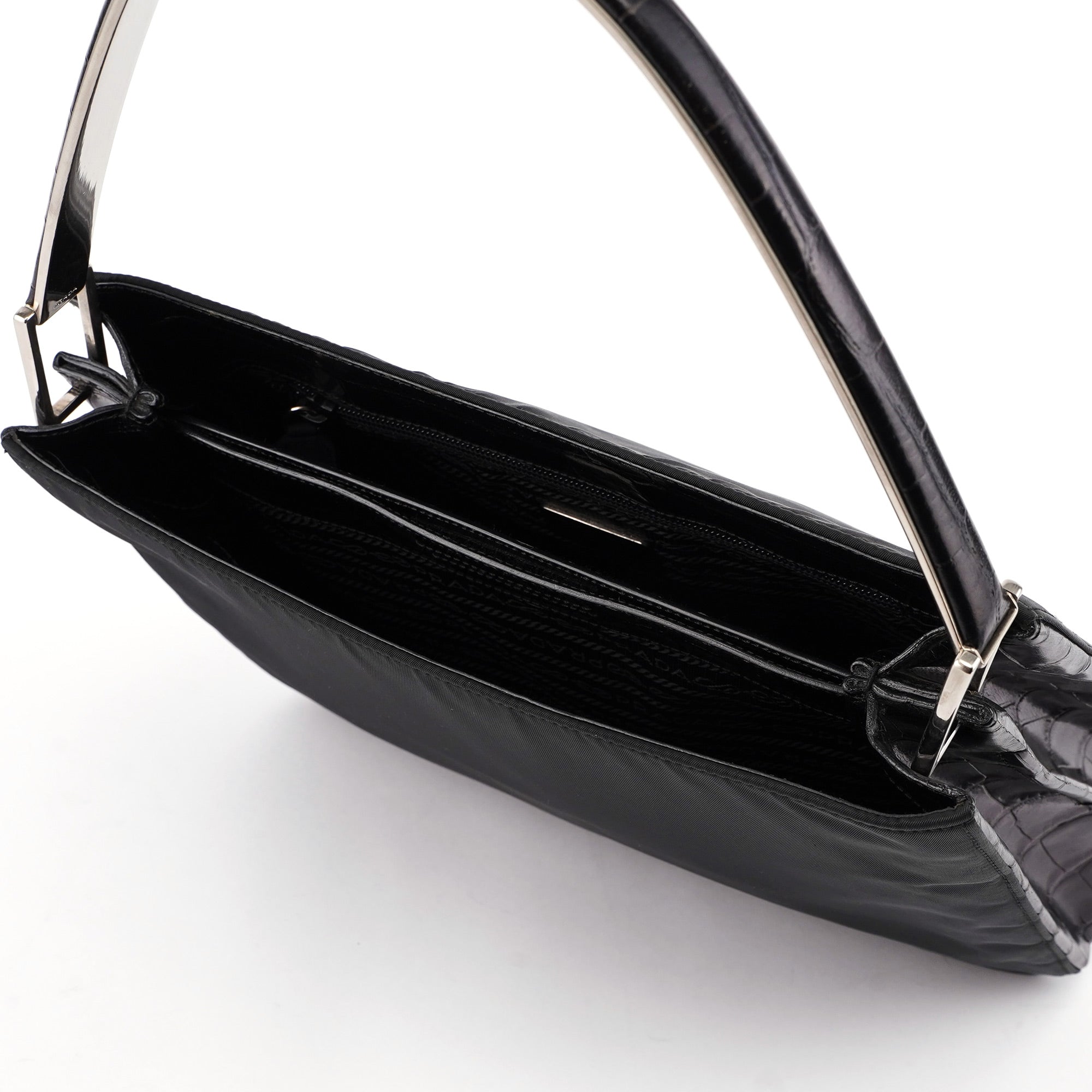 1998 Black Tessuto Metal Shoulder Bag