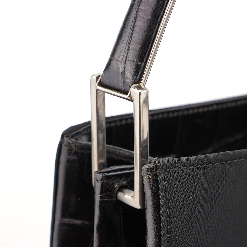 1998 Black Tessuto Metal Shoulder Bag