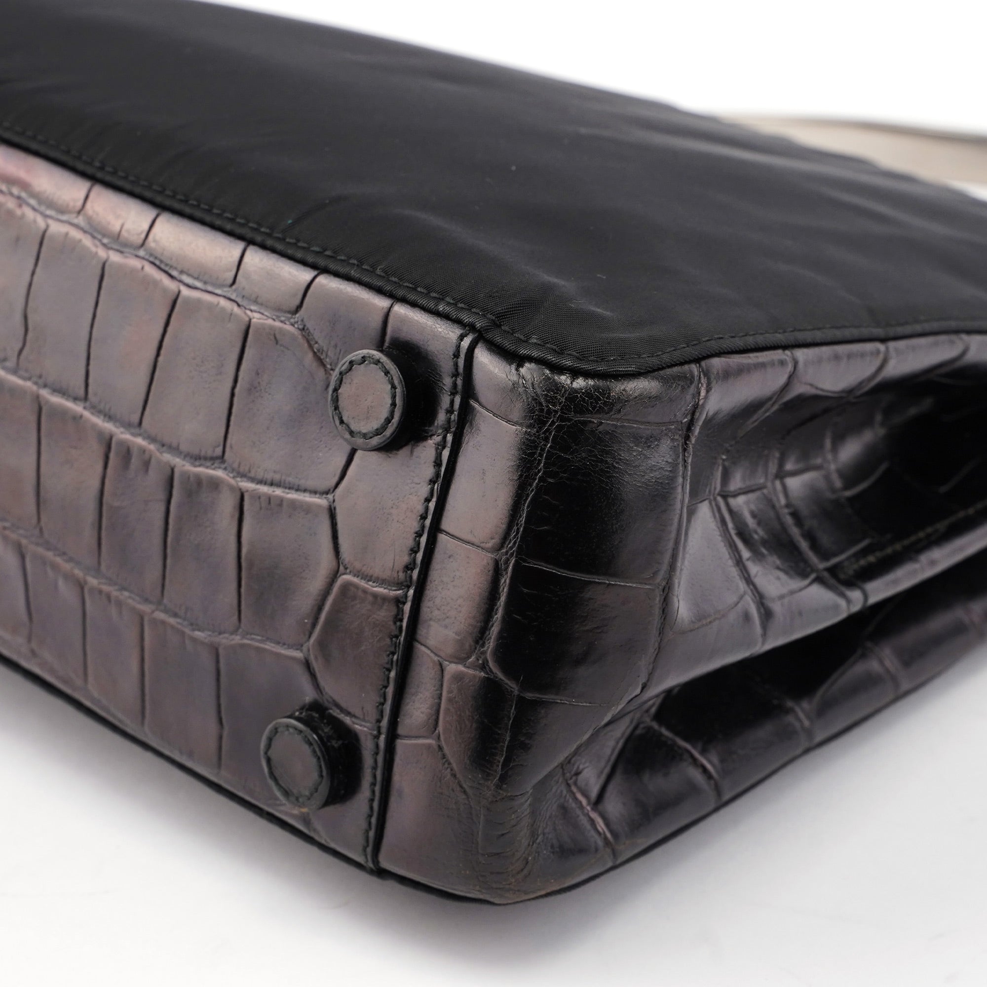 1998 Black Tessuto Metal Shoulder Bag