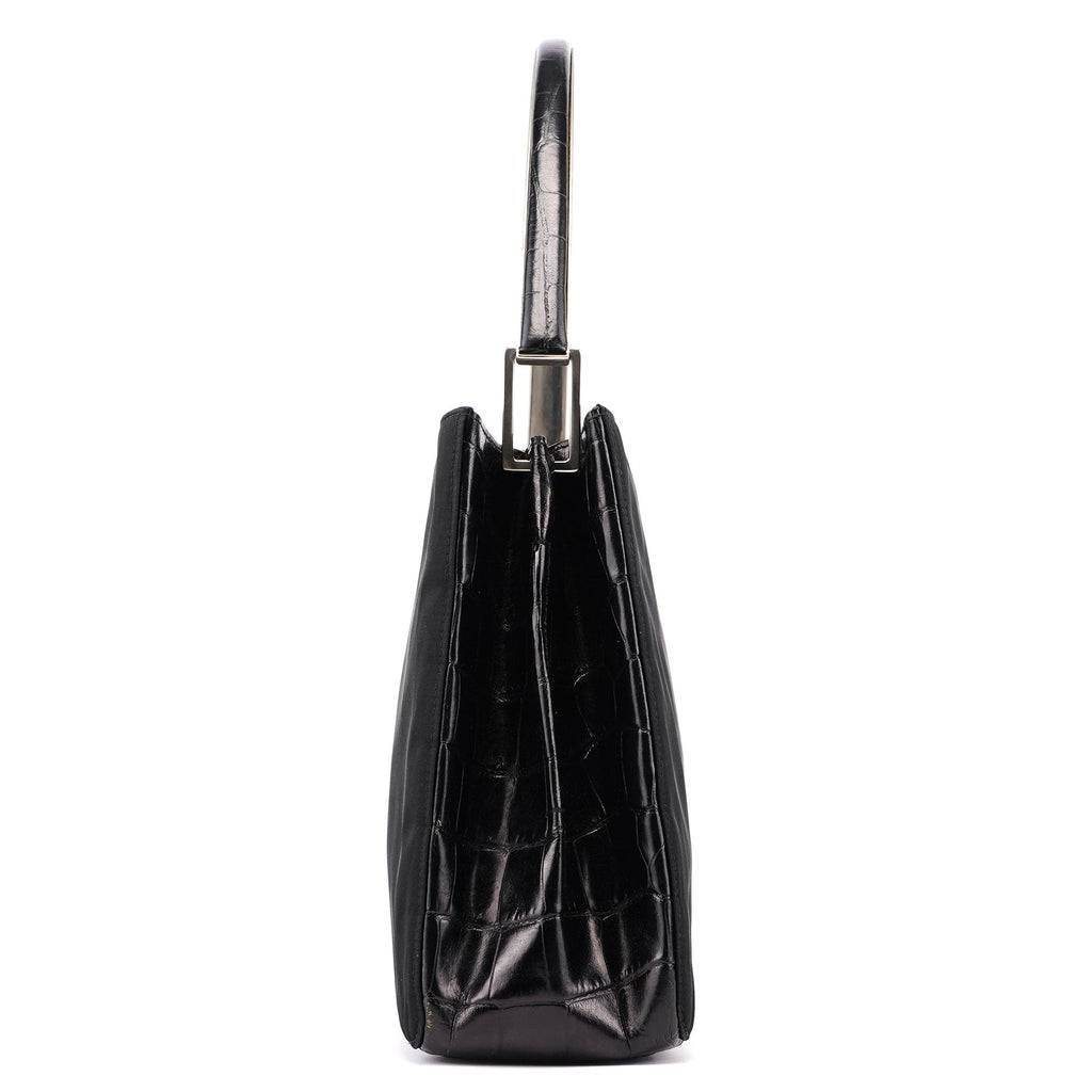 1998 Black Tessuto Metal Shoulder Bag