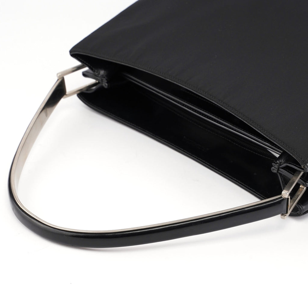 1998 Black Tessuto Metal Shoulder Bag