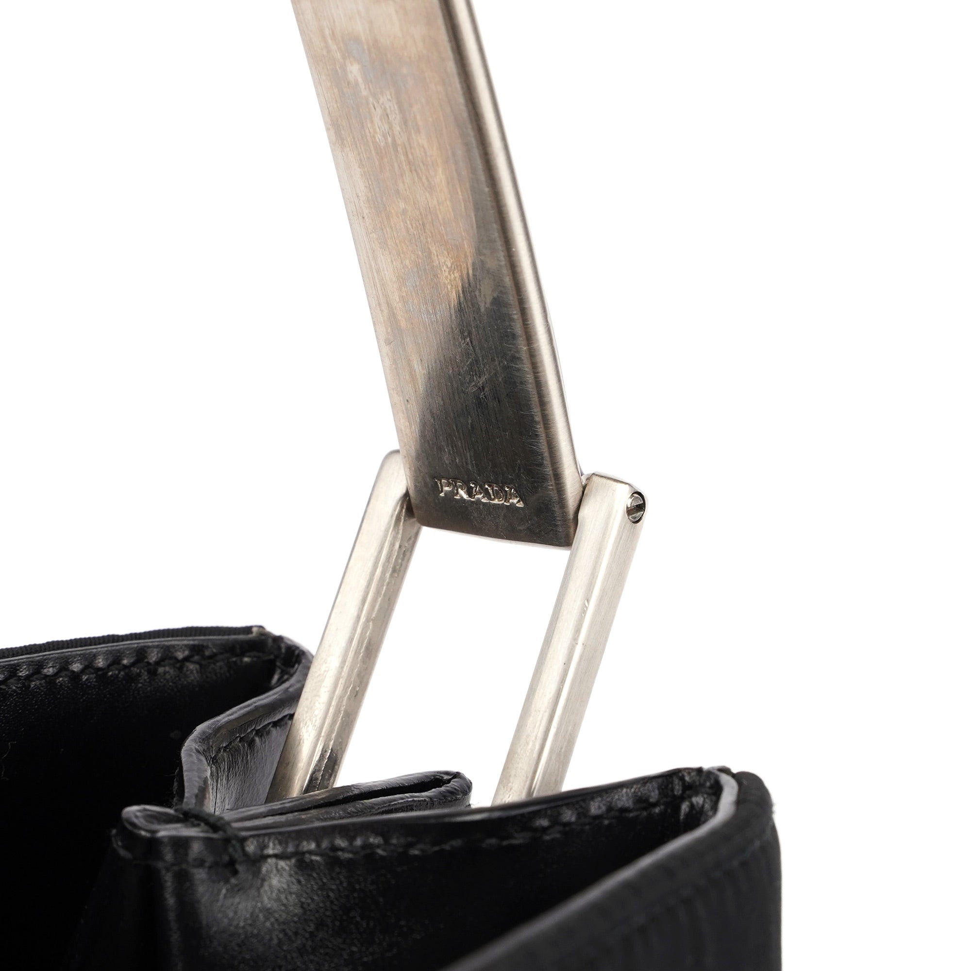 1998 Black Tessuto Metal Shoulder Bag