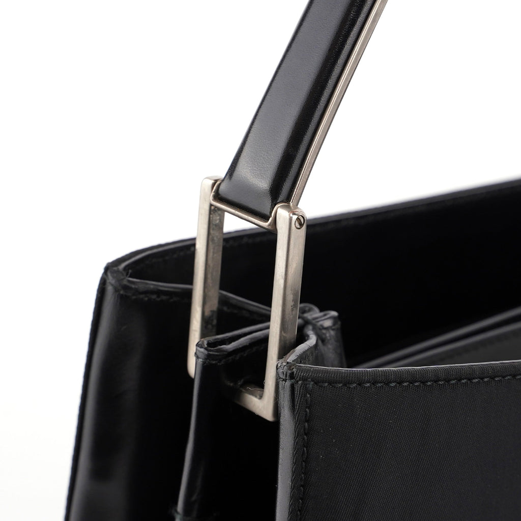 1998 Black Tessuto Metal Shoulder Bag
