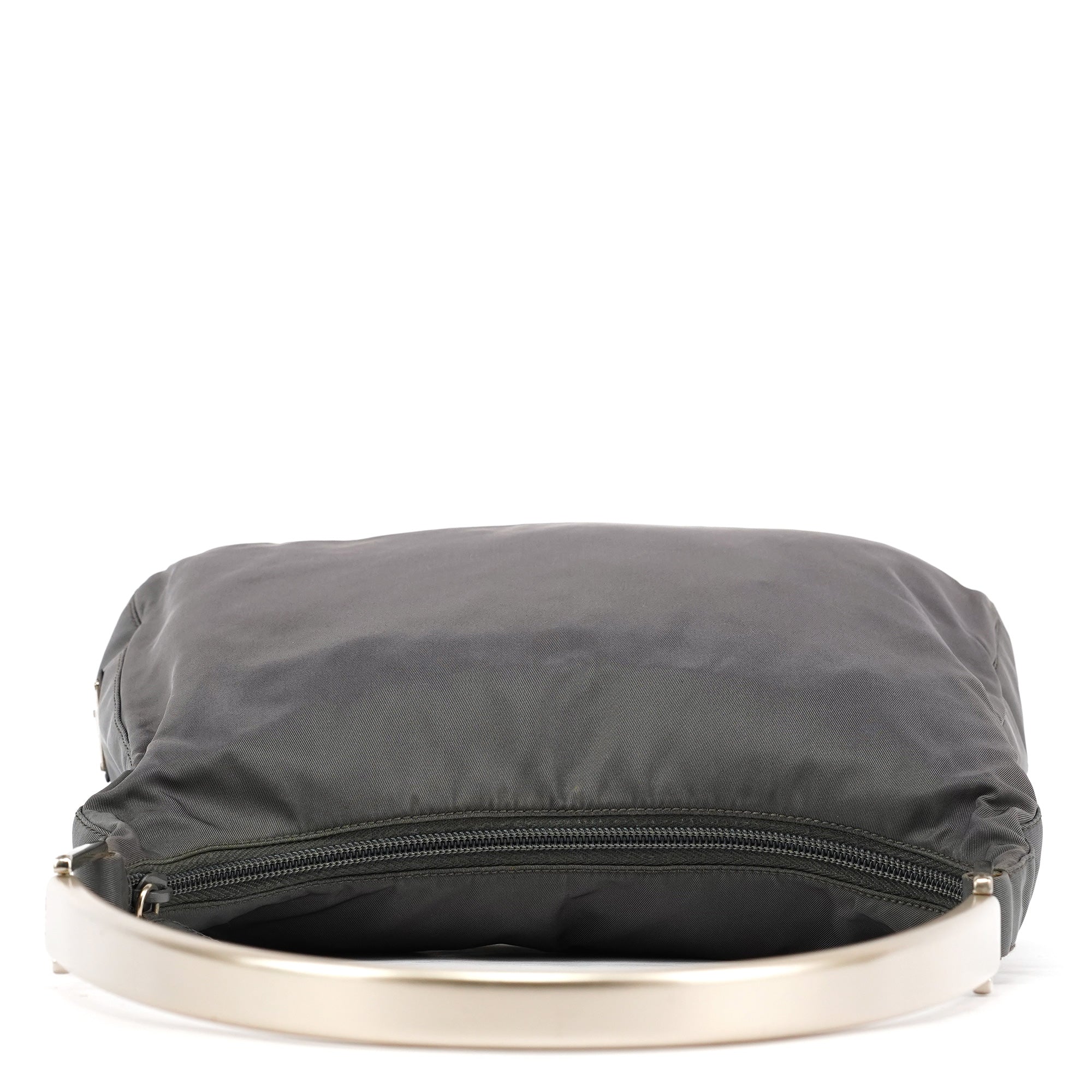 1998 Grey Tessuto Metallo Nylon Shoulder Bag