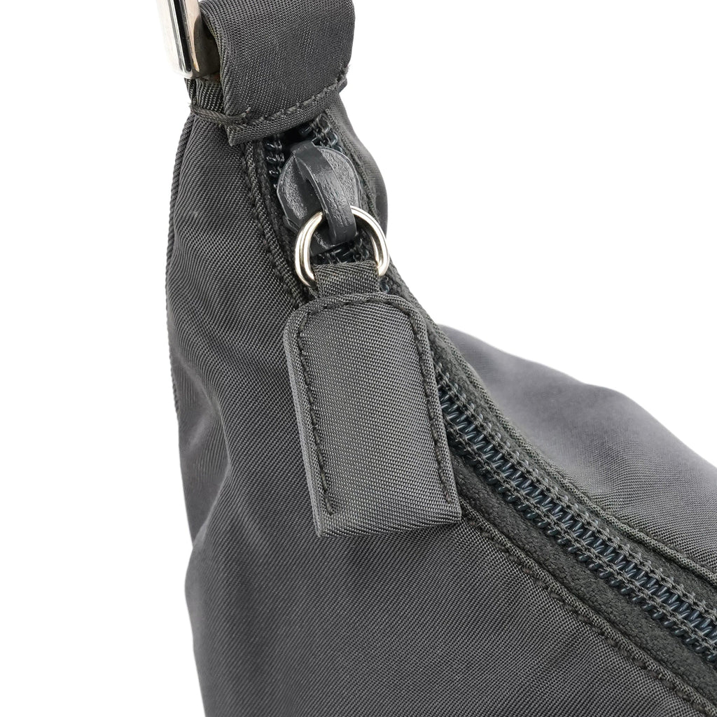1998 Grey Tessuto Metallo Nylon Shoulder Bag