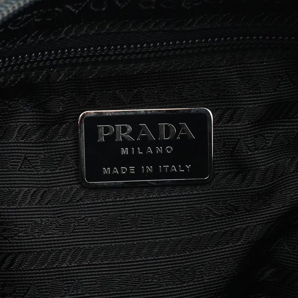 1998 Grey Tessuto Metallo Nylon Shoulder Bag