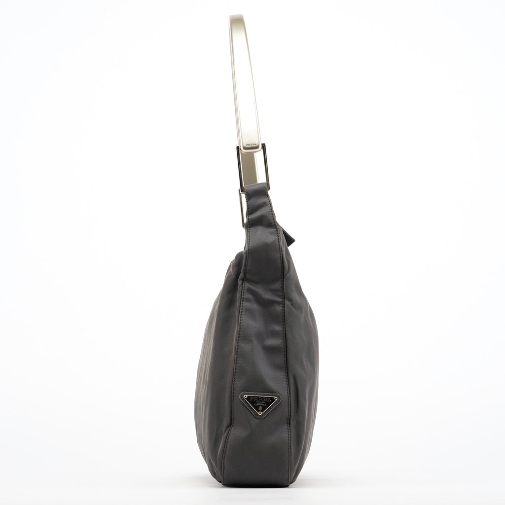1998 Grey Tessuto Metallo Nylon Shoulder Bag