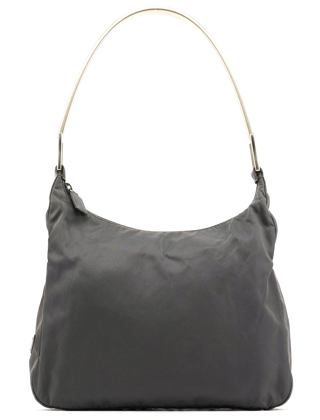1998 Grey Tessuto Metallo Nylon Shoulder Bag